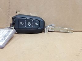 Citroen C4 III e-C4 Clé / carte de démarrage 9636956580