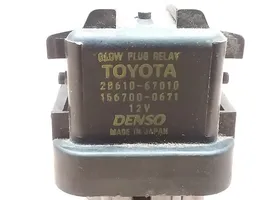 Toyota RAV 4 (XA40) Žvakių pakaitinimo rėlė 2861067010