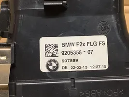 BMW 1 F20 F21 Moldura protectora de la rejilla de ventilación lateral del panel 9205355