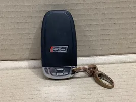 Audi S5 Užvedimo raktas (raktelis)/ kortelė 8T0959754Q
