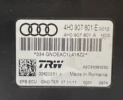 Audi A6 S6 C7 4G Moduł / Sterownik hamulca ręcznego 4H0907801E