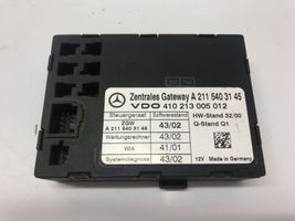 Mercedes-Benz E W211 Centralina/modulo chiusura centralizzata portiere A2115403145