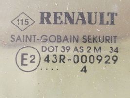 Renault Megane II priekšējo durvju stikls (četrdurvju mašīnai) 