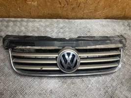 Volkswagen Transporter - Caravelle T5 Grille calandre supérieure de pare-chocs avant 7H5807101