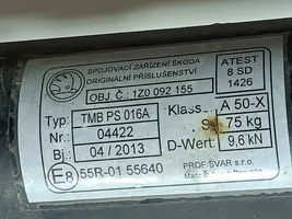 Skoda Octavia Mk2 (1Z) Traversa di supporto paraurti posteriore 