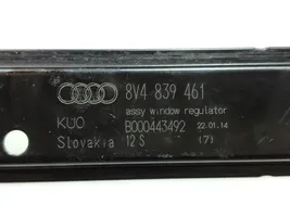 Audi A3 S3 8V Takaikkunan nostomekanismi ilman moottoria 