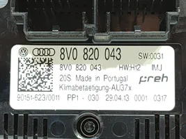 Audi A3 S3 8V Panel klimatyzacji 