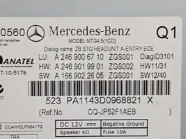 Mercedes-Benz A W176 Radio/CD/DVD/GPS-pääyksikkö A2469006710