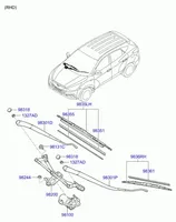 Hyundai ix35 Tiranti e motorino del tergicristallo anteriore 981202S000