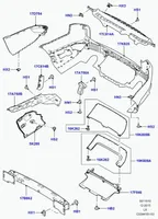 Land Rover Range Rover Sport L320 Traversa del paraurti posteriore LR043966