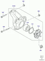 Land Rover Range Rover Evoque L538 Fuso a snodo con mozzo ruota anteriore LR024478