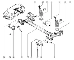 Renault Megane IV Berceau moteur 555018584R