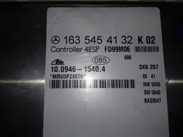 Mercedes-Benz ML W163 Sterownik / Moduł ASC 1635454132K02