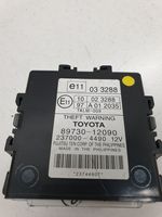 Toyota Auris 150 Alarm control unit/module 8973012090