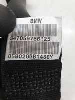 BMW 5 E60 E61 Pas bezpieczeństwa fotela tylnego S47059766125