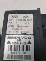 Audi A4 S4 B7 8E 8H Takaoven ikkunan nostomoottori 8E0959802A