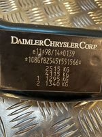 Chrysler Voyager Części i elementy montażowe 1C8GYB2545Y551566