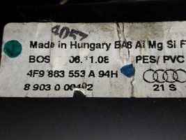 Audi A6 S6 C6 4F Plage arrière couvre-bagages 4F9863553A