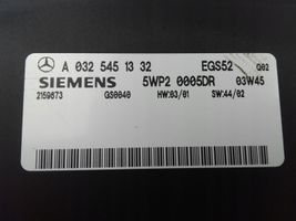 Mercedes-Benz CLK A209 C209 Sterownik / Moduł skrzyni biegów A0325451332