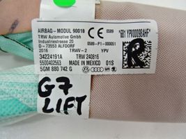 Volkswagen Golf VII Airbag de toit 5GM880742G