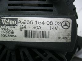 Mercedes-Benz A W169 Generaattori/laturi A2661540802