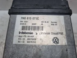 Volkswagen Transporter - Caravelle T5 Ogrzewanie postojowe Webasto 7H0815071C
