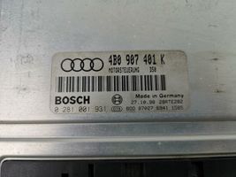 Audi A6 S6 C5 4B Moottorin ohjainlaite/moduuli 4B0907401K