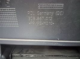 Volkswagen PASSAT CC Garniture de panneau carte de porte avant 3C8867012