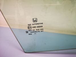 Honda Civic X Front door window glass four-door E643R00049