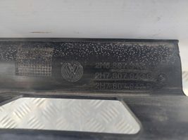 Volkswagen Amarok Moldura inferior del parachoques trasero 2H6807943