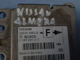 Nissan Almera Turvatyynyn ohjainlaite/moduuli 0285001317