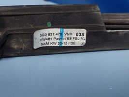 Volkswagen PASSAT B8 Listwa / Uszczelka szyby drzwi przednich 3G0837475