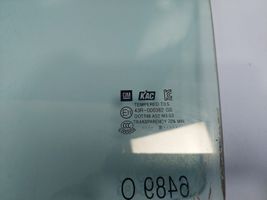 Opel Mokka X Rear door window glass 95276489