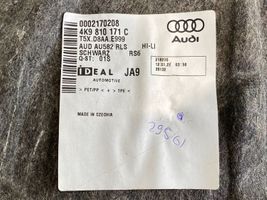 Audi A6 S6 C8 4K Rear arch fender liner splash guards 4K9810171C