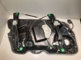 Volkswagen PASSAT B7 Front door window regulator with motor 