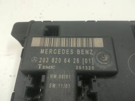 Mercedes-Benz C AMG W203 Unité de commande module de porte 2038206426
