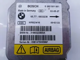 BMW X5 E53 Module de contrôle airbag 0285001681