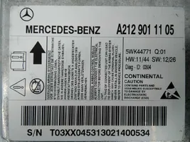 Mercedes-Benz E W212 Centralina/modulo airbag A2129011105