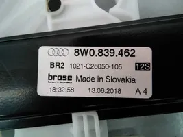 Audi A4 S4 B9 Elektryczny podnośnik szyby drzwi tylnych 8W0839462