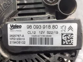 Peugeot 2008 II Generator/alternator 9809391880