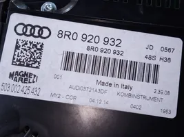 Audi Q5 SQ5 Tachimetro (quadro strumenti) 8R0920932
