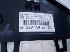 Peugeot 208 Compteur de vitesse tableau de bord 9821126480