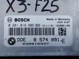 BMW X3 F25 Moottorin ohjainlaite/moduuli 857409101