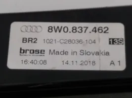 Audi A4 S4 B9 Alzacristalli elettrico della portiera anteriore 8W0837462