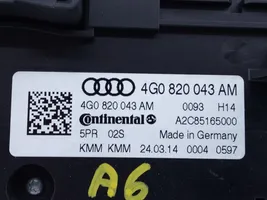 Audi A6 S6 C7 4G Centralina del climatizzatore 4G0820043AM