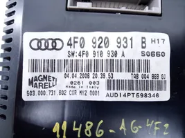 Audi A6 S6 C6 4F Compteur de vitesse tableau de bord 4F0920931B