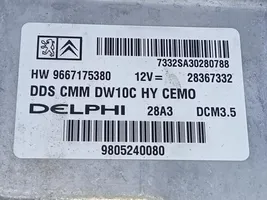 Citroen DS5 Sterownik / Moduł ECU 9805240080