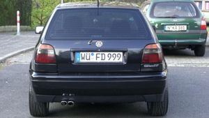 Volkswagen Golf III Peruutusvalo 