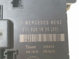 Mercedes-Benz E W211 Oven ohjainlaite/moduuli 2118201626