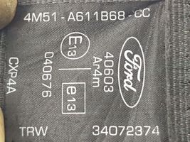 Ford Kuga I Pas bezpieczeństwa fotela tylnego 4M51A611B68